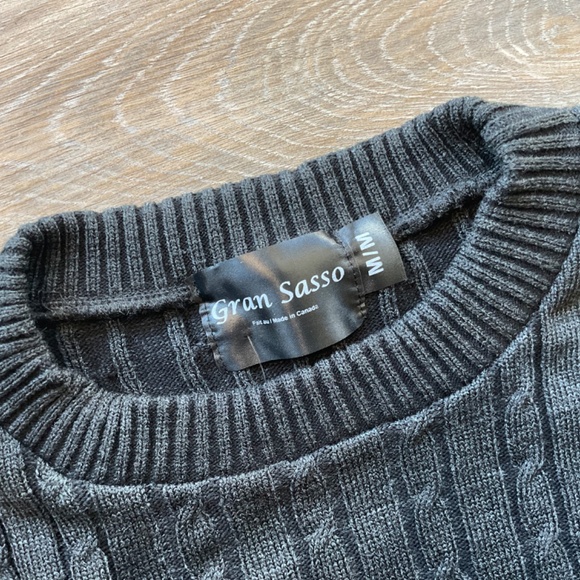 Gran Sasso Black and Gray Sweaters - Picture 2 of 7